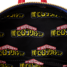 Load image into Gallery viewer, Loungefly My Hero Academia Group Debossed Logo Mini Backpack