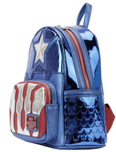 Load image into Gallery viewer, Marvel Comics Captain America Costume Loungefly Backpack Bag