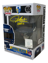 Load image into Gallery viewer, LaDainian Tomlinson Signed "Chargers" #155 Funko Pop! Vinyl Figure Inscribed "HOF 17" (Beckett)