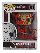 Load image into Gallery viewer, Ari Lehman Signed "Friday the 13th" Jason Voorhees #01 Funko Pop! Vinyl Figure Inscribed "First F'N Jason" &amp; "Jason 1" (Beckett)