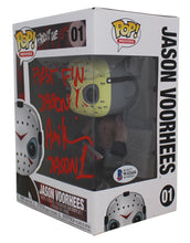 Load image into Gallery viewer, Ari Lehman Signed "Friday the 13th" Jason Voorhees #01 Funko Pop! Vinyl Figure Inscribed "First F'N Jason" &amp; "Jason 1" (Beckett)