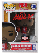 Load image into Gallery viewer, Magic Johnson Signed NBA All-Stars #136 Funko Pop! Vinyl Figure (Beckett)