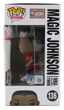 Load image into Gallery viewer, Magic Johnson Signed NBA All-Stars #136 Funko Pop! Vinyl Figure (Beckett)