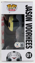 Load image into Gallery viewer, Ari Lehman Signed "Friday the 13th" #01 Jason Voorhees Funko Pop! Vinyl Figure Inscribed "146 Kills and Counting!" &amp; "Jason 1" (Beckett)