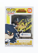 Load image into Gallery viewer, Elizabeth Maxwell Signed "My Hero Academia" #736 Midnight Funko Pop! Vinyl Figure Inscribed "-Midnight- XX" (JSA)