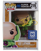Load image into Gallery viewer, Jesse Eisenberg Signed "DC Super Heroes" #219 Lex Luthor (Mech Suit) Funko Pop! Vinyl Figure (JSA)