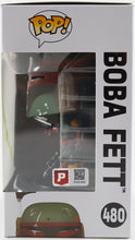 Load image into Gallery viewer, Dickey Beer Signed "Star Wars" #480 Boba Fett Funko Pop! Bobble-Head Vinyl Figure (PA)