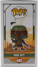 Load image into Gallery viewer, Dickey Beer Signed "Star Wars" #480 Boba Fett Funko Pop! Bobble-Head Vinyl Figure (PA)