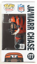 Load image into Gallery viewer, Ja'Marr Chase Signed Bengals #177 Funko Pop! Vinyl Figure (Beckett)