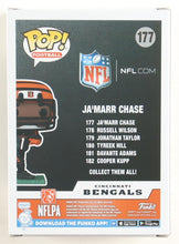 Load image into Gallery viewer, Ja'Marr Chase Signed Bengals #177 Funko Pop! Vinyl Figure (Beckett)