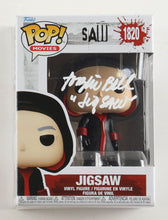 Load image into Gallery viewer, Tobin Bell Signed "Saw" #1820 Jigsaw Funko Pop! Vinyl Figure Inscribed "Jigsaw" (Beckett)