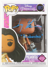 Load image into Gallery viewer, Judy Kuhn Signed "Pocahontas" #1017 Pocahontas Funko Pop! Vinyl Figure Inscribed "Pocahontas" (Beckett)
