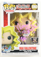Load image into Gallery viewer, Megan Hollingshead Signed "Yu-Gi-Oh!" #1060 Mai Valentine Funko Pop! Vinyl Figure Inscribed "'Mai'" (JSA)