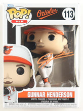 Load image into Gallery viewer, Gunnar Henderson Signed Orioles #113 Funko Pop! Vinyl Figure (Beckett)