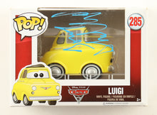 Load image into Gallery viewer, Tony Shalhoub Signed "Cars 3" #285 Luigi Funko Pop! Vinyl Figure (ACOA)