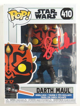 Load image into Gallery viewer, Sam Witwer Signed "Star Wars" #410 Darth Maul Funko Pop! Vinyl Figure (ACOA)