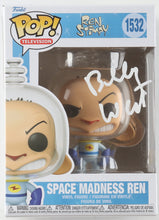 Load image into Gallery viewer, Billy West Signed "Ren &amp; Stimpy" #1532 Space Madness Ren Funko Pop! Vinyl Figure (ACOA)