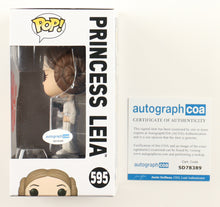 Load image into Gallery viewer, Vivien Lyra Blair Signed "Star Wars" #595 Princess Leia Bobble Head Funko Pop! Vinyl Figure (ACOA)