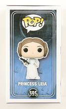 Load image into Gallery viewer, Vivien Lyra Blair Signed "Star Wars" #595 Princess Leia Bobble Head Funko Pop! Vinyl Figure (ACOA)