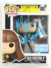 Load image into Gallery viewer, Malin Akerman Signed "Watchmen" #1887 Silk Spectre II Funko Pop! Vinyl Figure Inscribed "Silk Spectre II" (Beckett)