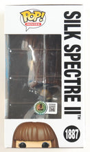 Load image into Gallery viewer, Malin Akerman Signed "Watchmen" #1887 Silk Spectre II Funko Pop! Vinyl Figure Inscribed "Silk Spectre II" (Beckett)