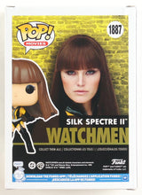 Load image into Gallery viewer, Malin Akerman Signed "Watchmen" #1887 Silk Spectre II Funko Pop! Vinyl Figure Inscribed "Silk Spectre II" (Beckett)