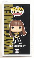 Load image into Gallery viewer, Malin Akerman Signed "Watchmen" #1887 Silk Spectre II Funko Pop! Vinyl Figure Inscribed "Silk Spectre II" (Beckett)