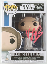 Load image into Gallery viewer, Vivien Lyra Blair Signed "Star Wars" #595 Princess Leia Bobble-Head Funko Pop! Vinyl Figure (ACOA)