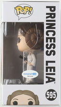 Load image into Gallery viewer, Vivien Lyra Blair Signed "Star Wars" #595 Princess Leia Bobble-Head Funko Pop! Vinyl Figure (ACOA)