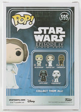 Load image into Gallery viewer, Vivien Lyra Blair Signed "Star Wars" #595 Princess Leia Bobble-Head Funko Pop! Vinyl Figure (ACOA)