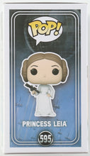 Load image into Gallery viewer, Vivien Lyra Blair Signed "Star Wars" #595 Princess Leia Bobble-Head Funko Pop! Vinyl Figure (ACOA)