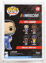 Load image into Gallery viewer, Kyle Larson Signed NASCAR #16 Funko Pop! Vinyl Figure (PA)