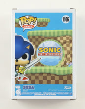 Load image into Gallery viewer, Ben Schwartz Signed "Sonic the Hedgehog" #1106 Sonic with Caliburn Funko Pop! Vinyl Figure (Beckett)