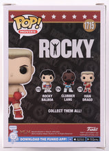 Load image into Gallery viewer, Dolph Lundgren Signed "Rocky" #1715 Ivan Drago Funko Pop! Vinyl Figure (Beckett)