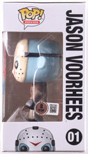 Load image into Gallery viewer, Ari Lehman Signed "Friday the 13th" #1 Jason Voorhees Funko Pop! Vinyl Figure Inscribed "Jason 1" with Origin Scene Sketch (Beckett)