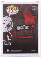 Load image into Gallery viewer, Ari Lehman Signed "Friday the 13th" #1 Jason Voorhees Funko Pop! Vinyl Figure Inscribed "Jason 1" with Origin Scene Sketch (Beckett)