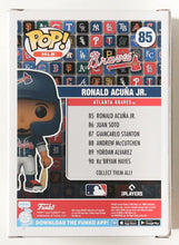 Load image into Gallery viewer, Ronald Acuna Jr. Signed Braves #85 Funko Pop! Vinyl Figure (JSA)