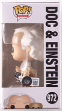 Load image into Gallery viewer, Christopher Lloyd Signed "Back to the Future" #972 Doc &amp; Einstein Funko Pop! Vinyl Figure (Beckett)