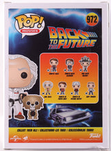 Load image into Gallery viewer, Christopher Lloyd Signed "Back to the Future" #972 Doc &amp; Einstein Funko Pop! Vinyl Figure (Beckett)