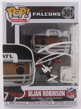 Load image into Gallery viewer, Bijan Robinson Signed Falcons #301 Funko Pop! Vinyl Figure (Beckett)