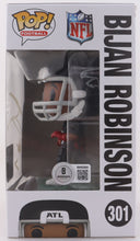 Load image into Gallery viewer, Bijan Robinson Signed Falcons #301 Funko Pop! Vinyl Figure (Beckett)