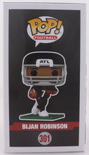 Load image into Gallery viewer, Bijan Robinson Signed Falcons #301 Funko Pop! Vinyl Figure (Beckett)