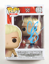 Load image into Gallery viewer, Cody Rhodes Signed WWE #152 "The American Nightmare" Cody Rhodes Funko Pop! Vinyl Figure (ACOA)