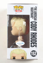 Load image into Gallery viewer, Cody Rhodes Signed WWE #152 "The American Nightmare" Cody Rhodes Funko Pop! Vinyl Figure (ACOA)
