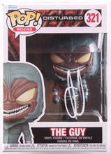Load image into Gallery viewer, David Draiman Signed "Disturbed" #321 The Guy Funko Pop! Vinyl Figure (Beckett)