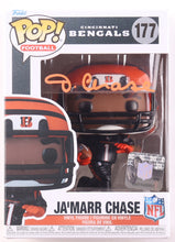 Load image into Gallery viewer, Ja'Marr Chase Signed Bengals #177 Funko Pop! Vinyl Figure (JSA)