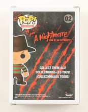 Load image into Gallery viewer, Robert Englund Signed "A Nightmare on Elm Street" #02 Freddy Krueger Funko Pop! Vinyl Figure (Beckett)