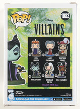 Load image into Gallery viewer, Angelina Jolie Signed "Disney Villains" #1082 Maleficent Funko Pop! Vinyl Figure (PSA)