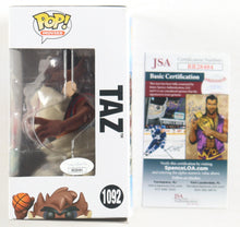 Load image into Gallery viewer, Jim Cummings Signed "Space Jam: A New Legacy" #1092 Taz Funko Pop! Vinyl Figure Inscribed "Taz" (JSA)