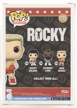 Load image into Gallery viewer, Dolph Lundgren Signed "Rocky" #1715 Ivan Drago Funko Pop! Vinyl Figure (Beckett)